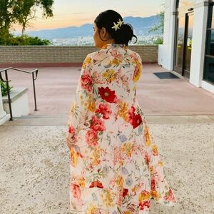 Zara midi floral dress